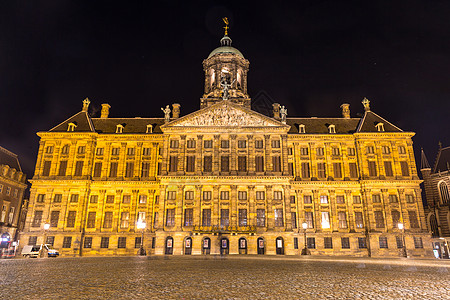 荷兰阿姆斯特丹的皇家宫殿高清图片