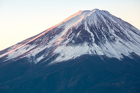 富士山冬季日出图片