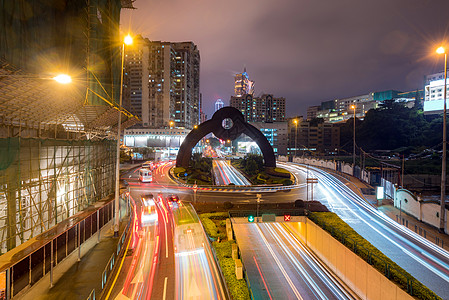 金光大道澳门城市景观天际线夜间莫考现中国的部分背景