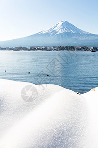 mt富士山雪景图片