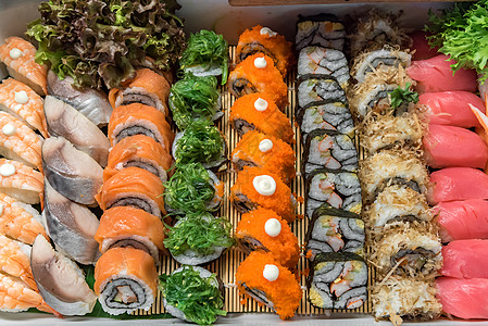 寿司安排自助餐线上图片