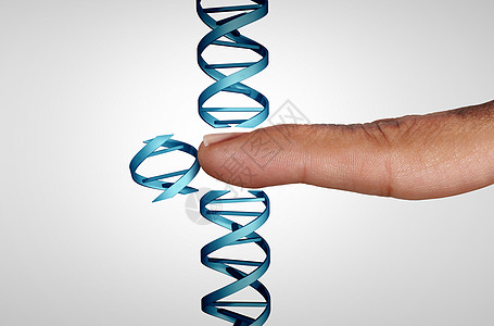 编辑基因基因操作CRISPR基因工程医学生物技术保健与DNA链与三维插图元素图片