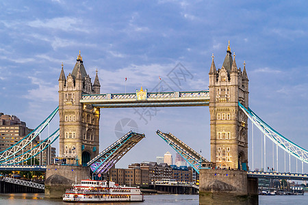 伦敦塔桥日落黄昏升,伦敦英国图片