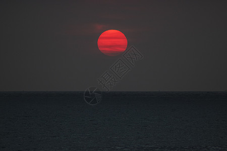 美丽的海滩风景暑假日落照片美丽的海滩景观暑假日落图片