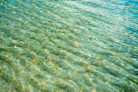 池中水的运动模式闪亮的蓝色水波纹背景图片