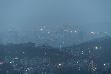 台北市黄昏景色图片