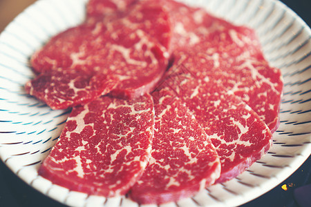 生食,牛肉切片图片