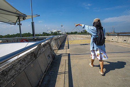 亚洲妇女新加坡旅行图片