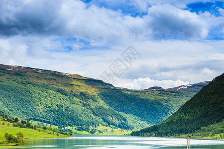 旅游度假旅游斯堪的纳维亚挪威的夏季山脉景观挪威的夏季山脉景观图片