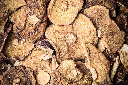 食物特写干蘑菇牛肝菌背景纹理图片