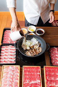 日本瓦格玉牛肉烧烤集图片