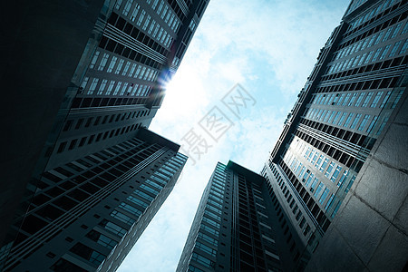 下香港建造摩天大楼图片