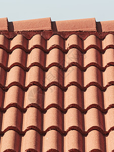 红瓦屋顶纹理建筑背景,房屋细节特写细节红瓦屋顶纹理建筑背景,图片