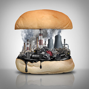 食品中的工业化学品种公共健康危害,三维插图元素图片
