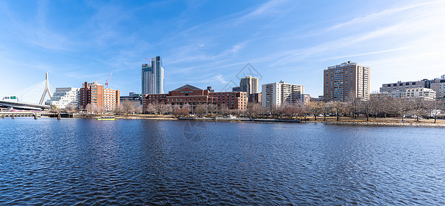 全景波士顿Zakim桥波士顿市中心美国图片