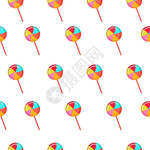 无缝图案五颜六色的棒棒糖用于纺品上的印刷,p无缝图案五颜六色的棒棒糖用于纺品纸张上的印刷生日礼物包装图片