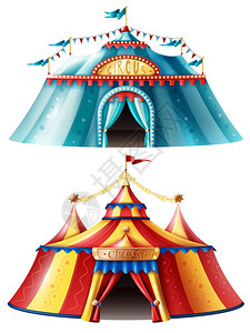 马戏帐篷插图图片