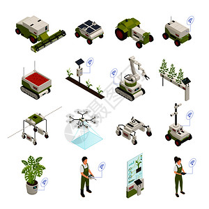 智能农业图标集图片