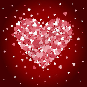 小心脏收集的心矢量插图