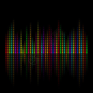 抽象的彩虹色背景矢量插图图片