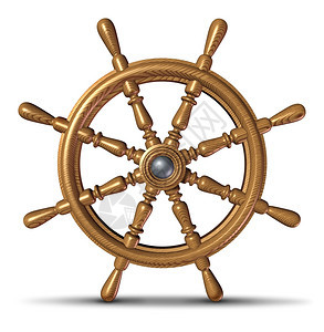 船舶长或在游艇海水船只上将驶向安全水域时作为方向和指导的航行控制标志背景图片