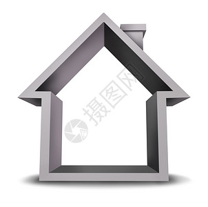 原主图标用白色背景的空框作为房地产业和住宅贷问题的象征背景