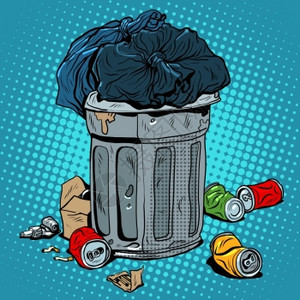 地球污染废物处理回收生态循环图片