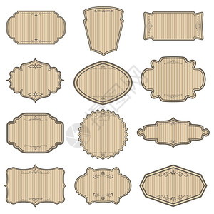 复古矢量标签图片