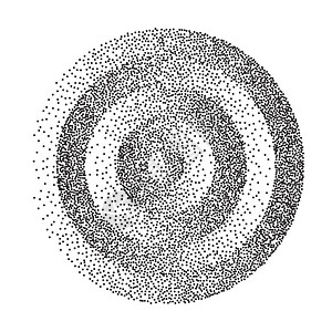 黑点圆环胶片粒噪音粗纹质半色矢量背景背景图片