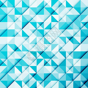 淡蓝色矢量复制空间抽象三角形矢量背景图片