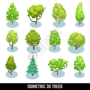 单个树木元素素材背景图片