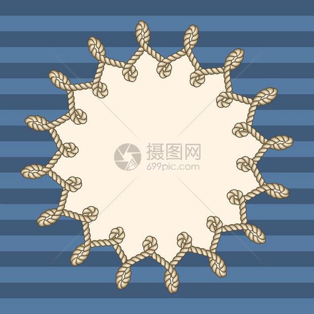 创意绳子矢量背景图案