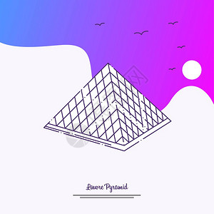紫色创意金字塔背景图片