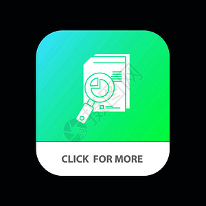 研究分析图表数据移动应用程序按钮图片