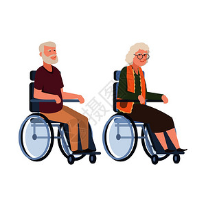 残疾老年人残疾轮椅年残疾图片
