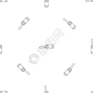 法官锤无缝重复图案矢量卡通元素图片