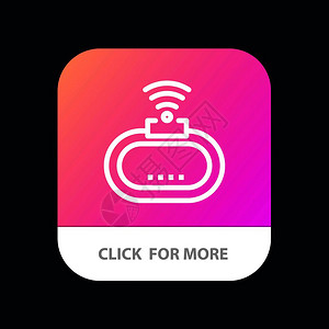 设备安全wif信号移动应用程序按钮以及机器人和ios线版图片