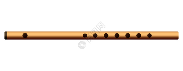 木制模拟的音乐笛子图片