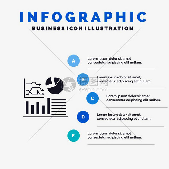 图表成功流程图商业固态标图片