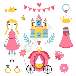 公主和她的童话城堡图片