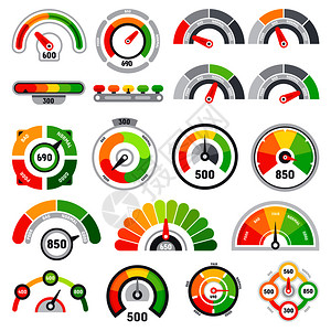货物评级指标良好计量客户满意度计量表评级和图形速度计水平指标或质量速度计孤立矢图标信用评分速度计货物评级指标良好计量和图表速度计图片