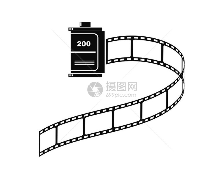 滚动胶片矢量插图设计模板插画图片下载-正版图片302421553-摄图网