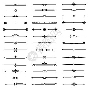分隔符vintage线条分隔器用于文本矢量抽象手绘设计阵列分离器的文本矢量抽象手绘设计架框的装饰优雅反向细线分隔器用于文本矢量抽象手画插画