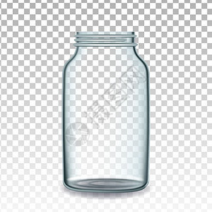 罐装蔬菜矢量的储存用瓶装开空玻璃瓶用于泡菜番茄黄瓜或甜辣椒的透明背景厨房玻璃软件模板符合实际的3d插图罐装蔬菜矢量的储存用瓶图片