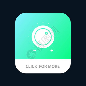 音频控制增益水平声音移动应用程序按钮以及机器人和iosglyph版本图片