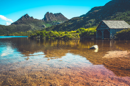澳大利亚美丽的鸽子湖图片