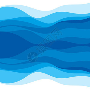 抽象水波矢量插图设计背景背景图片