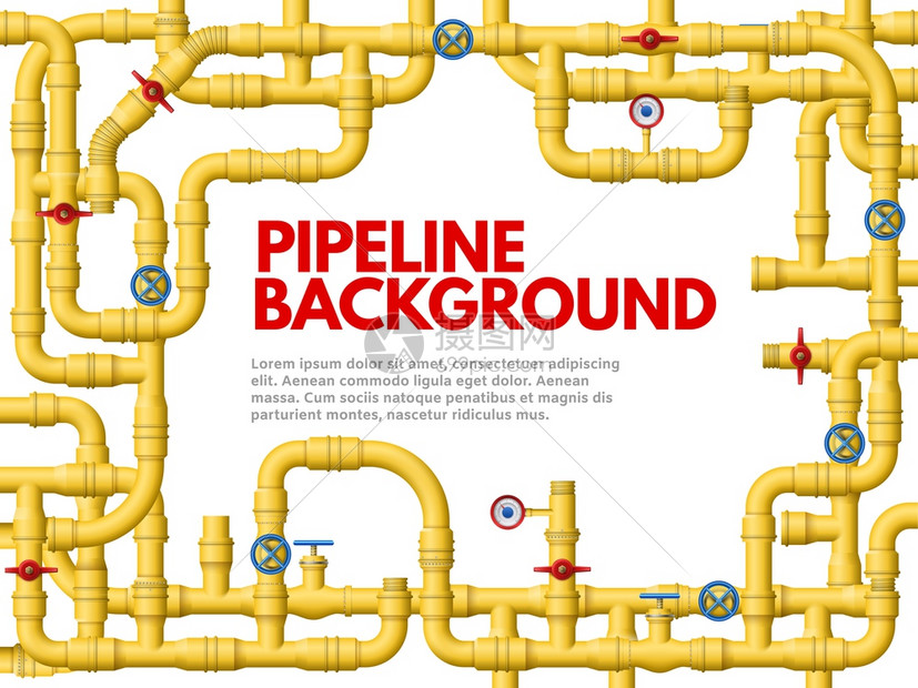 天然气石油管道插图图片