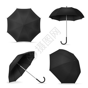 3d写实雨伞模型图片