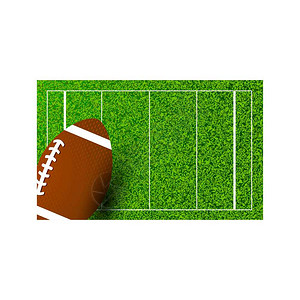 美国橄榄球在体育场的上矢量示意图图片